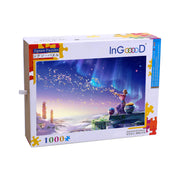 Ingooood Wooden Jigsaw Puzzle 1000 Pieces-Petals flying-Entertainment Toys for Adult Special Graduation or Birthday Gift Home Decor - Ingooood jigsaw puzzle 1000 piece