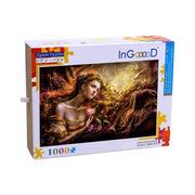 Ingooood Wooden Jigsaw Puzzle 1000 Pieces for Adult-Blonde girl - Ingooood jigsaw puzzle 1000 piece