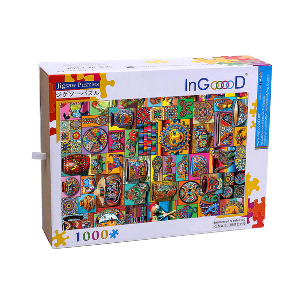 Ingooood Wooden Jigsaw Puzzle 1000 Piece - Party - Ingooood jigsaw puzzle 1000 piece