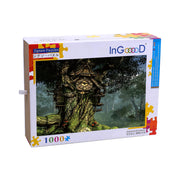 Ingooood Wooden Jigsaw Puzzle 1000 Pieces - Tree clock - Ingooood jigsaw puzzle 1000 piece