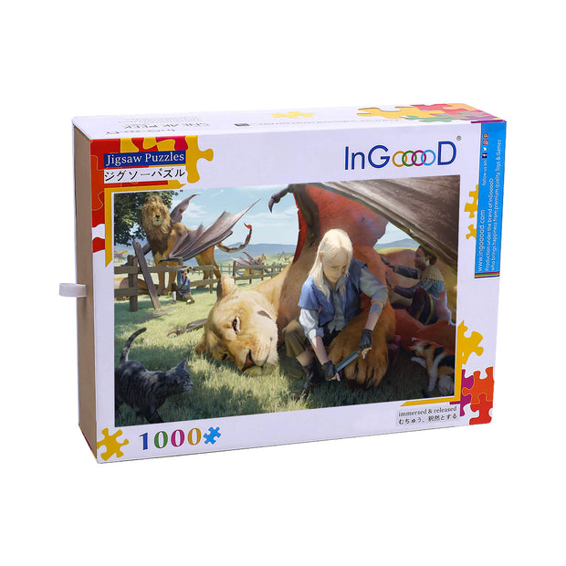 Ingooood Wooden Jigsaw Puzzle 1000 Piece for Adult-Animal Keeper - Ingooood jigsaw puzzle 1000 piece