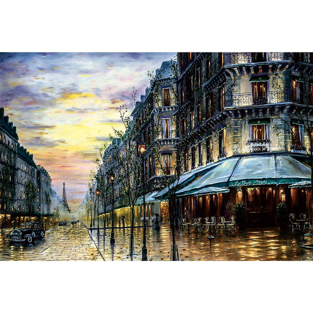 Ingooood Wooden Jigsaw Puzzle 1000 Pieces for Adult-On the streets of Paris - Ingooood jigsaw puzzle 1000 piece