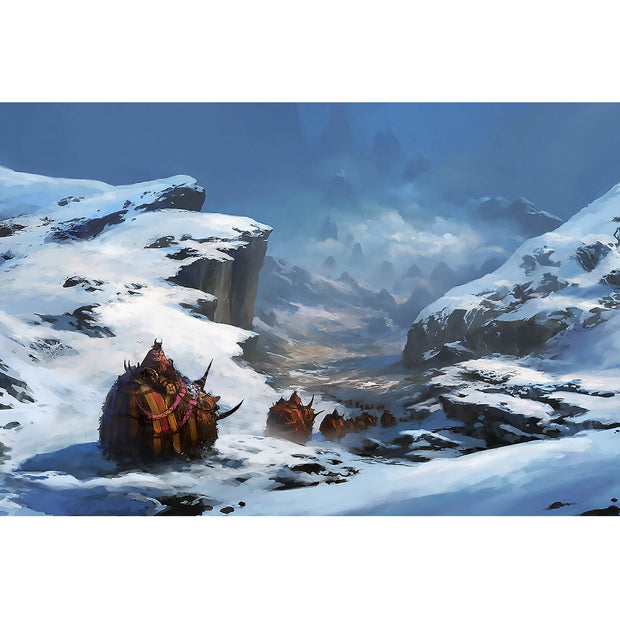 Ingooood Wooden Jigsaw Puzzle 1000 Pieces - Snow mountain migration - Ingooood jigsaw puzzle 1000 piece