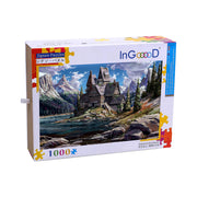 Ingooood Wooden Jigsaw Puzzle 1000 Pieces - Riverside cottage - Ingooood jigsaw puzzle 1000 piece