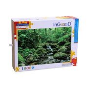 Ingooood Wooden Jigsaw Puzzle 1000 Piece - Forest Creek - Ingooood jigsaw puzzle 1000 piece