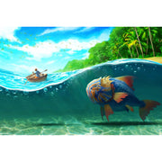Ingooood Wooden Jigsaw Puzzle 1000 Pieces for Adult-Danger in the sea - Ingooood jigsaw puzzle 1000 piece