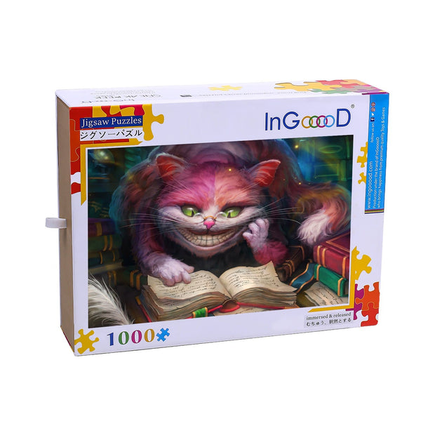 Ingooood Wooden Jigsaw Puzzle 1000 Pieces for Adult-Cheshire Cat - Ingooood jigsaw puzzle 1000 piece