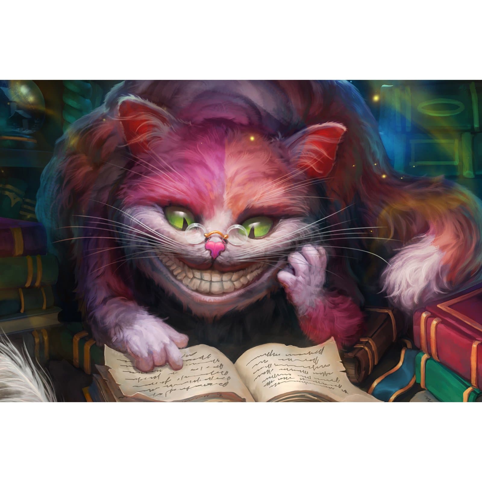 Ingooood Wooden Jigsaw Puzzle 1000 Pieces for Adult-Cheshire Cat
