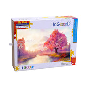 Ingooood Wooden Jigsaw Puzzle 1000 Pieces for Adult-Dragon under the red maple - Ingooood jigsaw puzzle 1000 piece