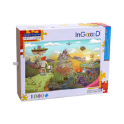 Ingooood Wooden Jigsaw Puzzle 1000 Pieces for Adult-Conquer the road - Ingooood jigsaw puzzle 1000 piece
