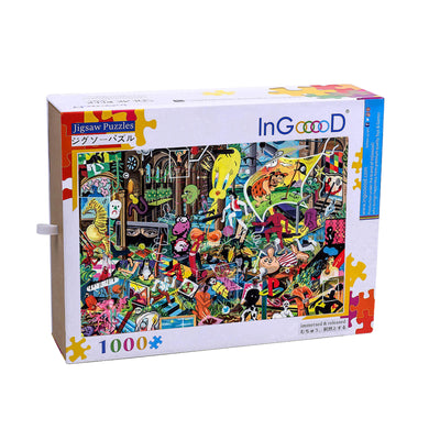 Ingooood Wooden Jigsaw Puzzle 1000 Piece - Collage - Ingooood jigsaw puzzle 1000 piece