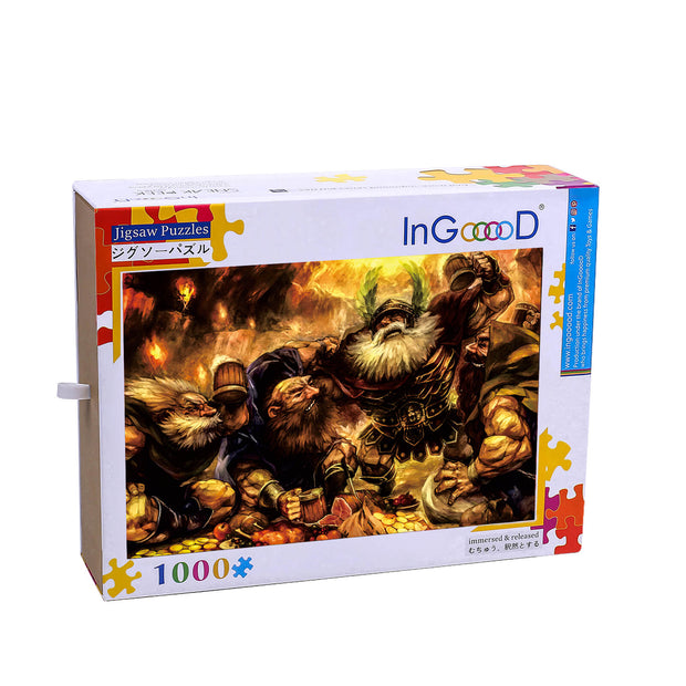 Ingooood Wooden Jigsaw Puzzle 1000 Piece - Team building - Ingooood jigsaw puzzle 1000 piece