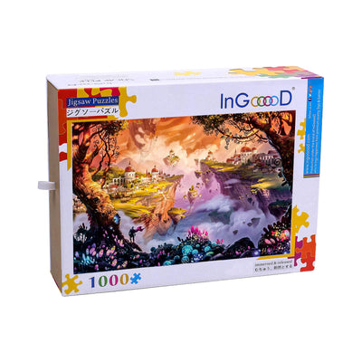 Ingooood Wooden Jigsaw Puzzle 1000 Piece - Air town - Ingooood jigsaw puzzle 1000 piece