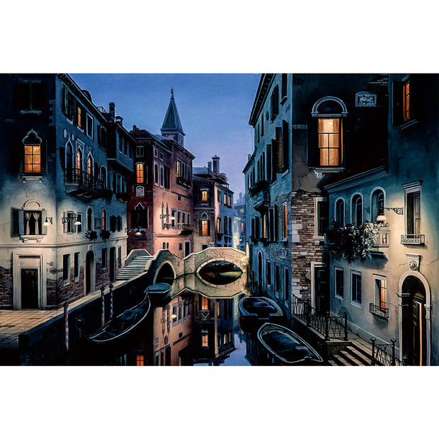 Ingooood Wooden Jigsaw Puzzle 1000 Piece - Venice River at Night - Ingooood jigsaw puzzle 1000 piece