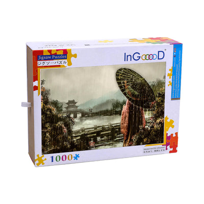 Ingooood Wooden Jigsaw Puzzle 1000 Piece - Rain twilight - Ingooood jigsaw puzzle 1000 piece