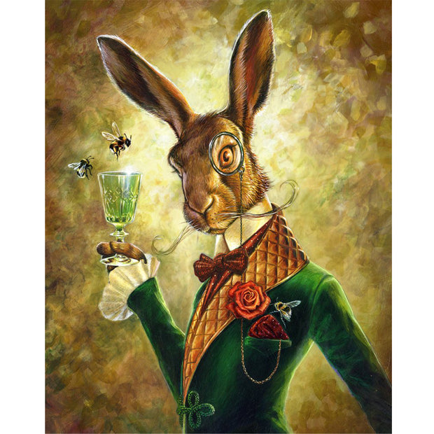 Ingooood Wooden Jigsaw Puzzle 1000 Piece - Mr. Gentleman Rabbit - Ingooood jigsaw puzzle 1000 piece