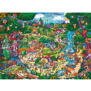 Ingooood Wooden Jigsaw Puzzle 1000 Piece - The lively forest - Ingooood jigsaw puzzle 1000 piece