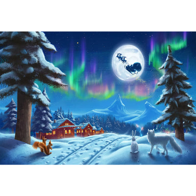 Ingooood Wooden Jigsaw Puzzle 1000 Piece - Christmas Series - Christmas Eve at the North Pole - Ingooood jigsaw puzzle 1000 piece
