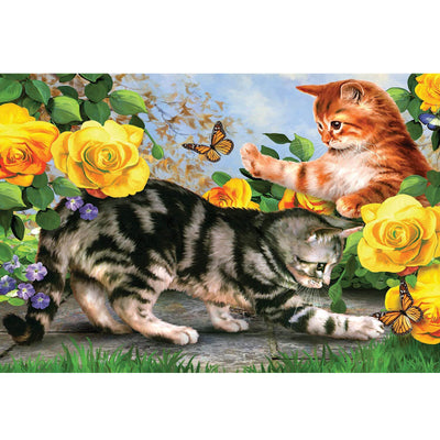 Ingooood Wooden Jigsaw Puzzle 1000 Piece - Cat frolics - Ingooood jigsaw puzzle 1000 piece