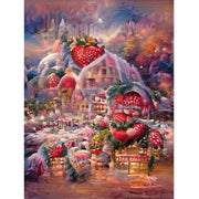 Ingooood Wooden Jigsaw Puzzle 1000 Piece - Strawberry Village - Ingooood jigsaw puzzle 1000 piece