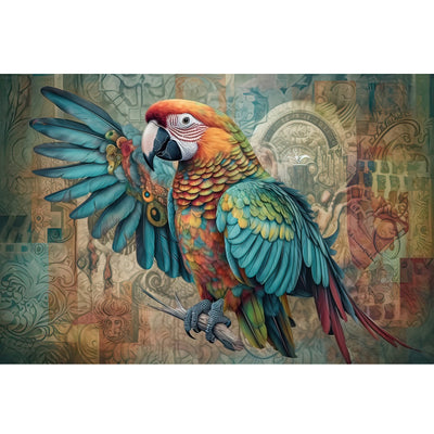 Ingooood Wooden Jigsaw Puzzle 1000 Piece - Multicoloured Parrot 2 - Ingooood jigsaw puzzle 1000 piece