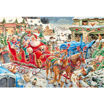 Ingooood Wooden Jigsaw Puzzle 1000 Piece - Christmas Carriage - Ingooood jigsaw puzzle 1000 piece