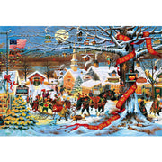 Ingooood Wooden Jigsaw Puzzle 1000 Piece - Christmas Village - Ingooood jigsaw puzzle 1000 piece