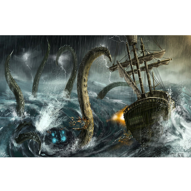 Ingooood Wooden Jigsaw Puzzle 1000 Piece - Deep Sea Giants - Ingooood jigsaw puzzle 1000 piece