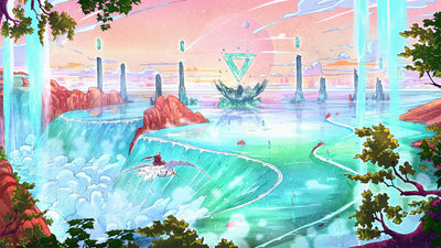 Ingooood Wooden Jigsaw Puzzle 1000 Piece - Flying over the waterfall - Ingooood jigsaw puzzle 1000 piece