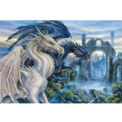 Ingooood Wooden Jigsaw Puzzle 1000 Piece - Dragon Couple - Ingooood jigsaw puzzle 1000 piece