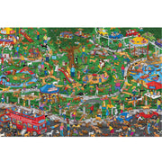 Ingooood Wooden Jigsaw Puzzle 1000 Piece - Puppy Paradise - Ingooood jigsaw puzzle 1000 piece