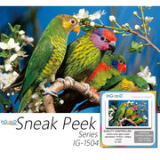 Ingooood-Jigsaw Puzzle 1000 Pieces-Sneak Peek Series-Lorikeet_IG-1504 Entertainment Toys for Adult Graduation or Birthday Gift Home Decor - Ingooood jigsaw puzzle 1000 piece