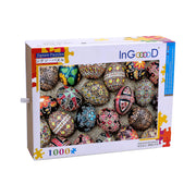 Ingooood Wooden Jigsaw Puzzle 1000 Piece - Easter eggs - Ingooood jigsaw puzzle 1000 piece