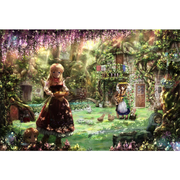 Ingooood Wooden Jigsaw Puzzle 1000 Piece - Cozy Garden - Ingooood jigsaw puzzle 1000 piece