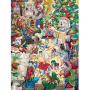 Ingooood Wooden Jigsaw Puzzle 1000 Piece - Christmas Series - Painting together - Ingooood jigsaw puzzle 1000 piece