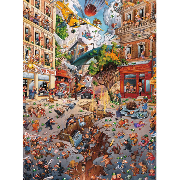 Ingooood Wooden Jigsaw Puzzle 1000 Piece - Disaster strikes - Ingooood jigsaw puzzle 1000 piece