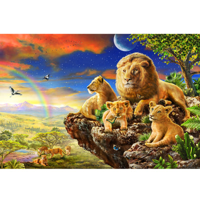 Ingooood Wooden Jigsaw Puzzle 1000 Piece - Lion King-1 - Ingooood jigsaw puzzle 1000 piece