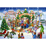 Ingooood Wooden Jigsaw Puzzle 1000 Piece - Christmas group photo - Ingooood jigsaw puzzle 1000 piece