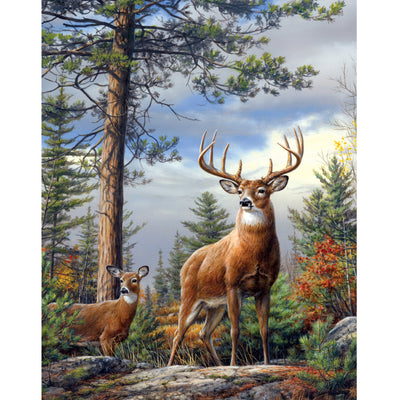 Ingooood Wooden Jigsaw Puzzle 1000 Piece - Wild Deer - Ingooood jigsaw puzzle 1000 piece