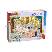 Ingooood Wooden Jigsaw Puzzle 1000 Piece - Spring Wedding - Ingooood jigsaw puzzle 1000 piece