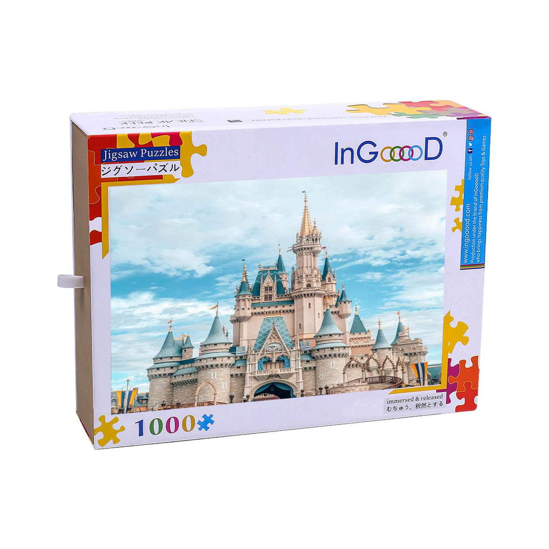 Ingooood Wooden Jigsaw Puzzle 1000 Piece for Adult-Disney World Magic