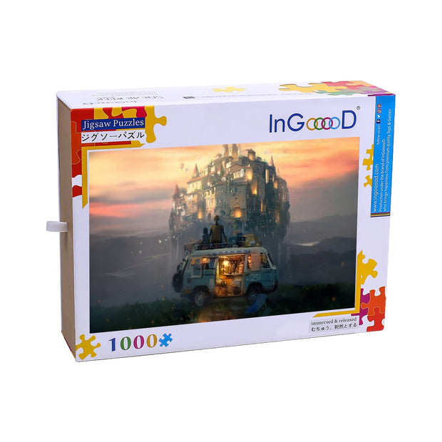 Ingooood Wooden Jigsaw Puzzle 1000 Pieces for Adult-Mechanical city - Ingooood jigsaw puzzle 1000 piece