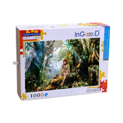 Ingooood Wooden Jigsaw Puzzle 1000 Pieces for Adult- Primeval forest - Ingooood jigsaw puzzle 1000 piece