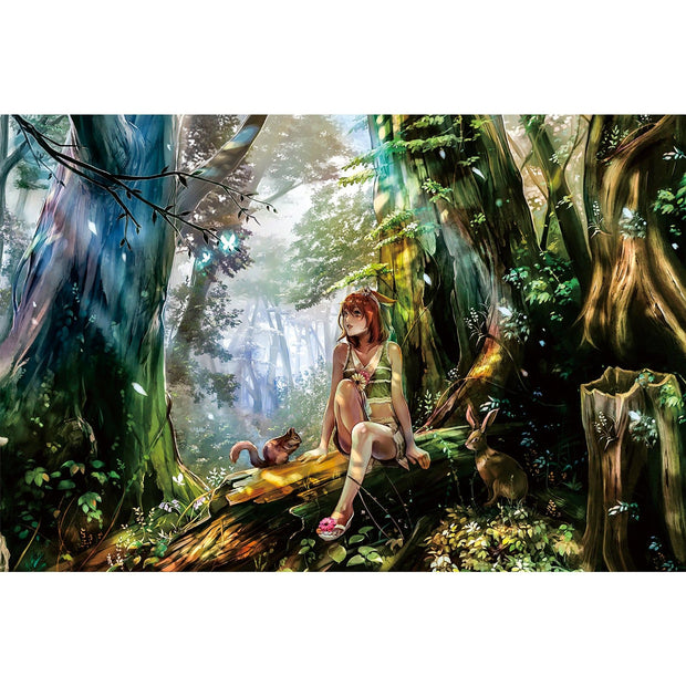 Ingooood Wooden Jigsaw Puzzle 1000 Pieces for Adult- Primeval forest - Ingooood jigsaw puzzle 1000 piece
