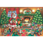 Ingooood Wooden Jigsaw Puzzle 1000 Piece - Christmas Series - Christmas Fireplace 2 - Ingooood jigsaw puzzle 1000 piece