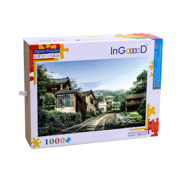Ingooood Wooden Jigsaw Puzzle 1000 Pieces for Adult-Country Road - Ingooood jigsaw puzzle 1000 piece