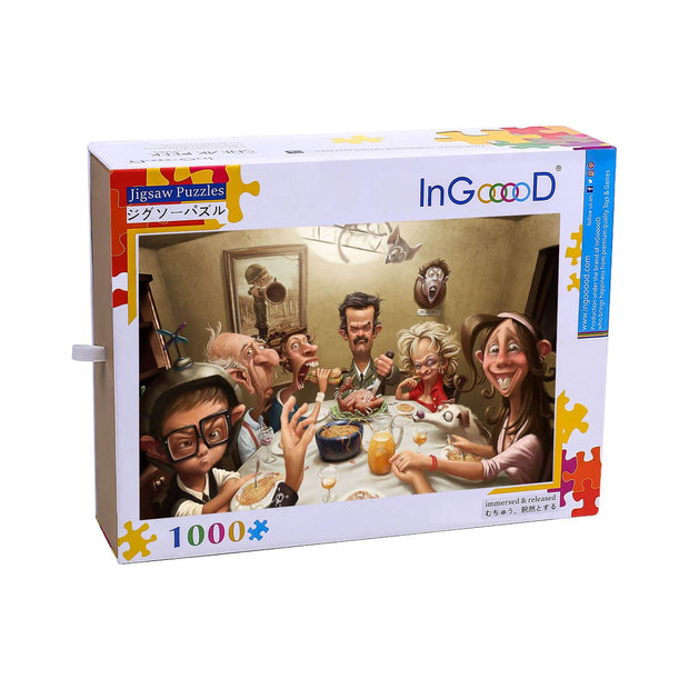 Ingooood Wooden Jigsaw Puzzle 1000 Piece for Adult-Thanksgiving party - Ingooood jigsaw puzzle 1000 piece