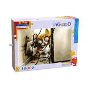 Ingooood Wooden Jigsaw Puzzle 1000 Piece - Messy cat - Ingooood jigsaw puzzle 1000 piece