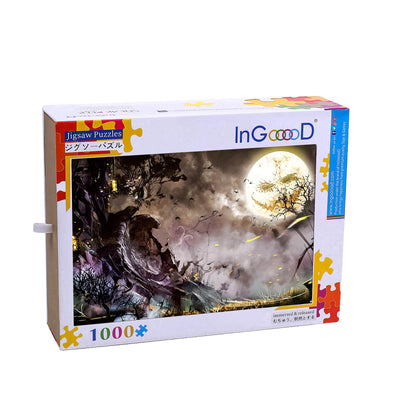 Ingooood Wooden Jigsaw Puzzle 1000 Piece - Halloween Night2 - Ingooood jigsaw puzzle 1000 piece