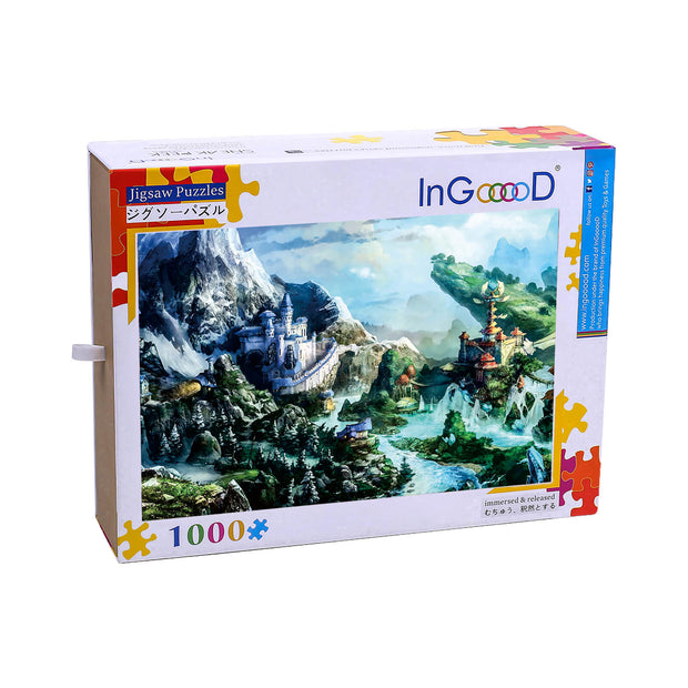 Ingooood Wooden Jigsaw Puzzle 1000 Piece - Wonderland-2 - Ingooood jigsaw puzzle 1000 piece